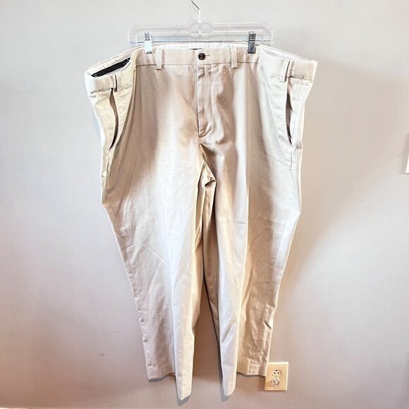 Eddie Bauer Wrinkle Free Relaxed Fit Khaki Pants- Size 48 - Picture 1 of 6